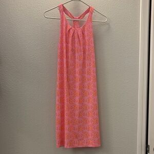 Vineyard Vines Pink and Orange Performance Dress